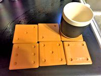 Indoor/Outdoor Coasters by Meat