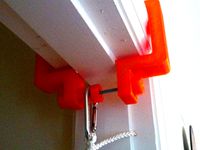 Adjustable Doorway Clamp for Baby Swing by MechEngineerMike