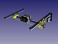 Y axis carriage replacement for Replicator 1, 2 or clones (lm8suu and lm8uu) by VVilhelnn
