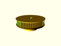 Customizable GT2 pulley by D14