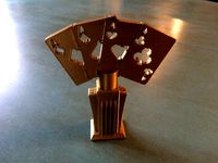 Card or Poker Trophy by itech3dp