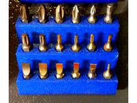 Bits holder for OBI pegboards by JoHerz
