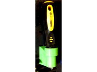 Screwdriver handle holder for OBI pegboards by JoHerz