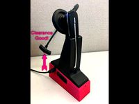 Plantronics Savi W440 Stand (for over-head strap clearance) by Otacsum