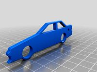 AE86 Coupe Keychain by AE86drifter