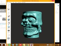 Skull Mug by Takethetopoffofit