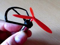 Prop guard for 1020 brushless motors with 70mm props by Painless360