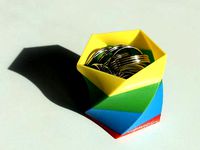 Penta Torsion Vase by OLBA3D