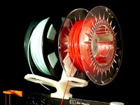 Double ultimate filament holder for Prusa i3 mk 2 by jimhigson