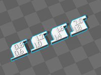 Gap Thickness Measurement Blocks by nBurn