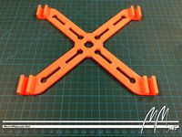 Prusa i3 MK2 - Y-Frame Assembly Helper - Square tool to keep 10mm rods parallel by MartinMajewski