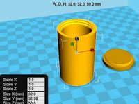 Can With lid by Erni