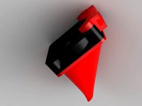 fischertechnik 3D Printer Fan Mount by thomasdr