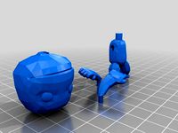 Sackboy LittleBigPlanet Full w/ Rotating Arms, Head by kbarcant