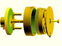 Planet Gearbox for Fine Mirror Adjust, parametric by sheldonr