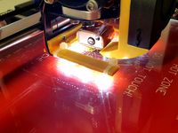 Geeetech prusa I3 aluminium mk8 led strip support by martindb