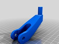 Folding handle for a Manfrotto super boom stand by springclip