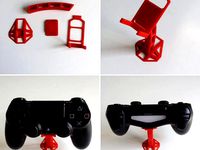 4 Part Dualshock Support by OLBA3D