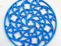3d printed cathedral rose window by brico3d