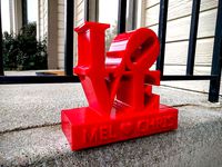 Love Sculpture (with pedestal) by koijmonop