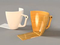 Coffe Cup Bookends by FDM_Guru