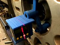 Audi VW wheel alignment camber toe tool 5x112 by Pwndbymustang