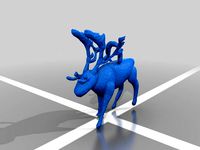 Raindeer christmans deocration by Essiqare