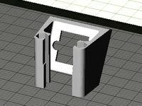 smartshapes Rage/Rave Cam Mount, PZ0420m, Platine by paddex