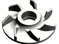 Alfa 166 water pump impeller by springclip