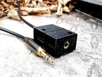 FosPower 3.5mm Cable Mounting Block For Female Jack by SpiffySpaceman