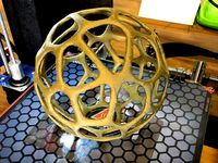 Zortrax Voronoi w/cuttedBase by Toolbox3D