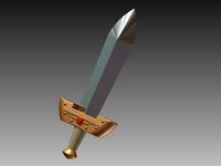 Kokiri Sword - Ocarina of Time by haycurt