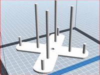 Thread & Bobbin stand for Sewing Mach by Hobby2