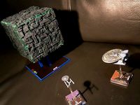 Star Trek attack wing Borg Cube Base(Fan version) by llpp