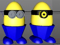 Minion Egg Holder by KySyth
