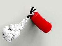 3D signage - Fire extinquisher by syncky