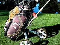 Support piece Golf Push Cart structure by camcar