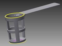 Between the Legs - Wheelchair Cup Holder by euser_name