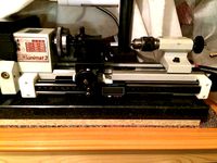 DRO mount for Emco Unimat 3/4, MJ-189 mini lathe  by drayson