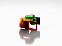 Compact 2/3 Axis GoPro / SJCAM Gimbal by emdzej
