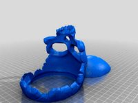 skull halloween mask by hashtagDrewcools