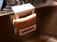 Sponge Holder for Double Sink by asechrest