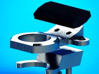 Koso Thermometer Mount - Aprilia RS125 by KurtGuy