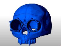 Steampunk Skull helmet  by Steamtowers