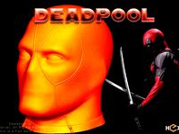 Deadpool Head (HD) by Geoffro