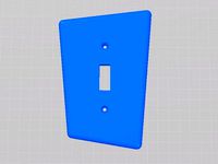 Toon Light Switch Plate by thistof
