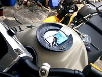 Gasoline cover cap for TRIUMP TIGER 800 XC  by Nengnoinoi