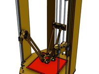 RR-Evo Delta 3D Printer - [E1] plywood version by andyhomes