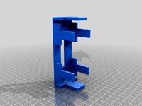 Dual Lipo Battery Mount (Stacked) for Frame F450 (2200mah) by frcostabr