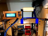 Spool Holder for Nova Labs Prusa i3 by TheDustyGeek